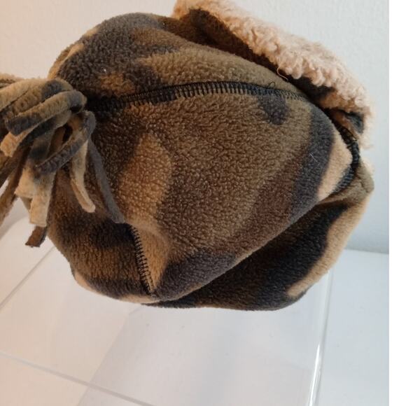 Baby Gap Camo Fleece Trapper Hat Winter Toddler Size M/L 4-5 years - Picture 4 of 8